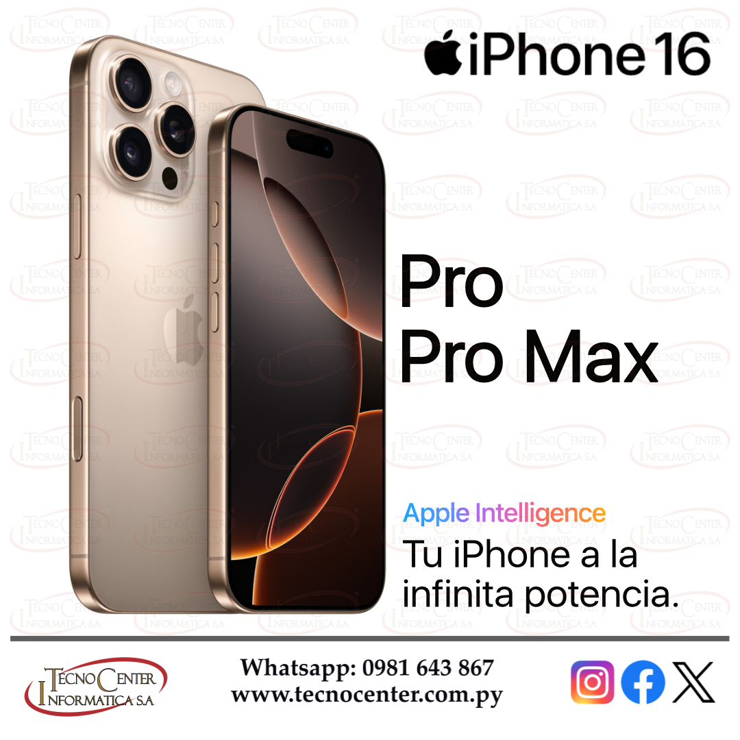 iPhone 16 Pro y Pro Max